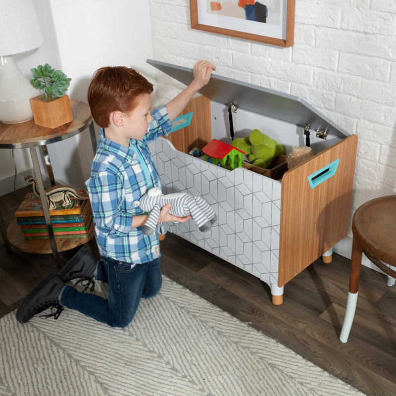 Mid Century Toy Storage Bench